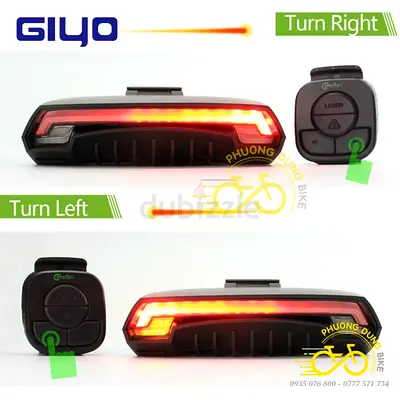 Giyo R1 wireless bike rear light