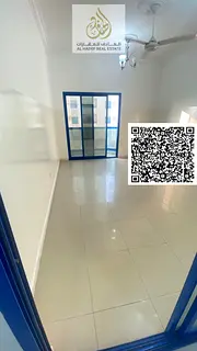 A one-bedroom apartment with a living room, one bathroom, and a balcony. The living room is complete