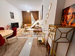 A spacious one-bedroom apartment with a living room is now available for rent in Al Majaz 1. Its pra
