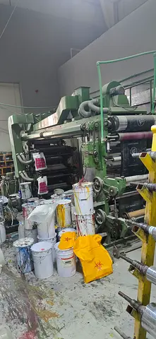 Flexo 6 colour printing machine for plastic film