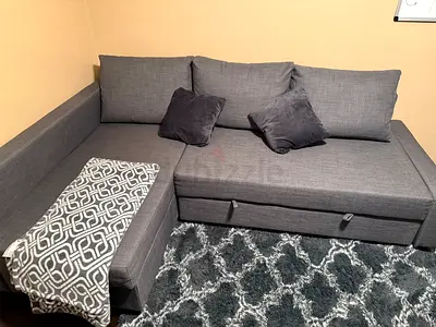 Comfortable Grey Sectional Sofa with Storage