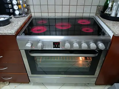 Hoover five Burner cooker electric ceramic 90cm