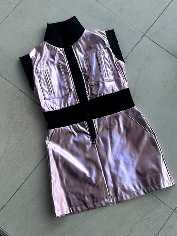 Stylish MetallicKids  Dress from Karl Lagerfeld
