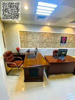 Office Aailable in ajman Horizon tower furnished Ready to move size 920 sqft