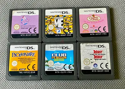 6 NINTENDO DS GAMES (SOLD TOGETHER)