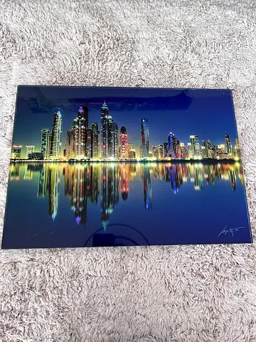 Acrylic Dubai skyline photo