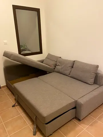 Brand new ikea sofa cumbed with storage space corner L shape sofa