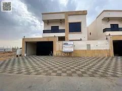 Elegant Villa for Sale in Al Helio 2 – Ajman | 5 Master Bedrooms + Majlis + Living Room | BUA: 3,6