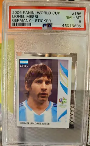 One Time Opportunity Very Rare 2006 World Cup Lionel Messi Card – Authenticated PSA Graded 8