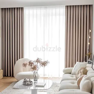 Customised curtains available