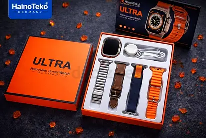 HainoTeko Ultra Smart Watch - Complete with Accessories