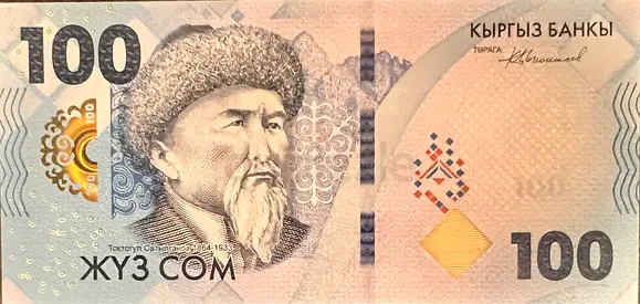 Banknote Kyrgyzstan 100 som 2023