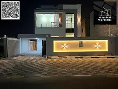 Luxury modern villa for sale, two floors and a roof, 4800 sq ft, high-end finishes, price includes a