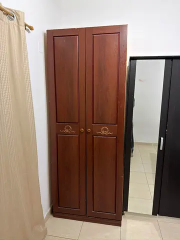 Sturdy Wooden Wardrobe with Elegant Design
