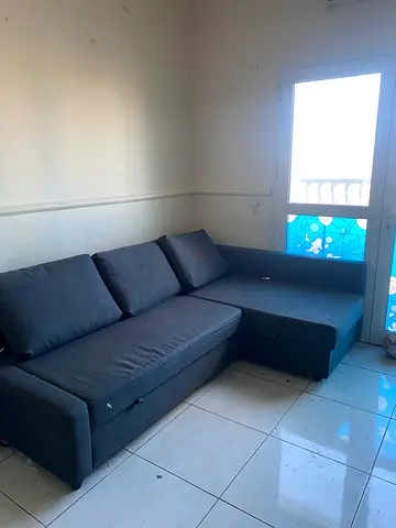IKEA Friheten Corner sofa-bed with storage, Skiftebo dark grey