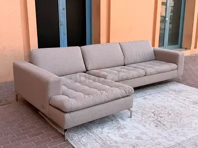 Looks great condition Natuzzi ltalian L shape Sofa
