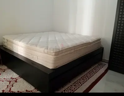 Bed with storage ,side table