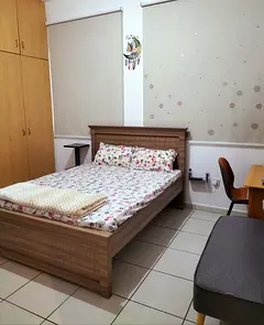 Fully furnished bedroom for singles/couples on monthly rental basis near Citibank Abu Dhabi