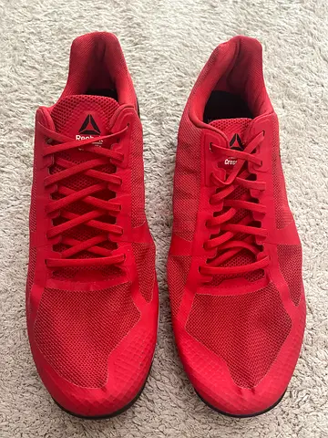 Sport shoes Reebok, red, men, size US12