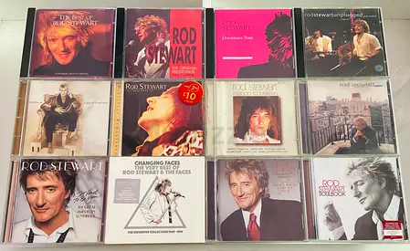 12 Rod Stewart Music CD’s