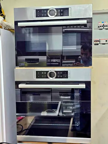 Bosch latest model series 8 electric oven  microwave set built-in 60cm integrated model