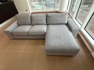 Selling in excellent Condition IKEA KIVIK Sofa light gray