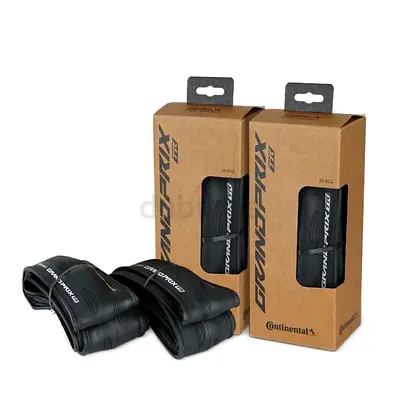 Continental Grand Prix TR Road Bicycle Tires 700x/32C Tubeless Anti-Puncture Rubber Black