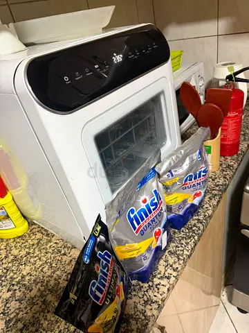 COMFEE Mini Dishwasher Countertop Dishwasher + extra soap pods packages