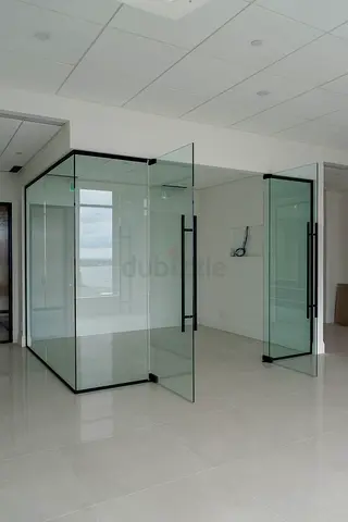 Office Glass partition installation