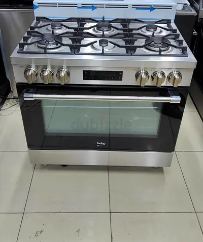 Beko top Gas 6 burners Range Cooker with Oven electric