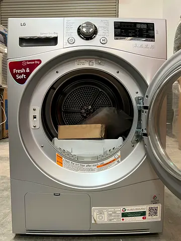 New LG 8 Kg Dryer Front Load Sensor Dryer Never Use