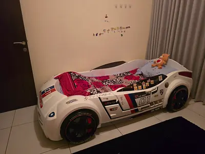 Fun Race Car Bed for Kids
