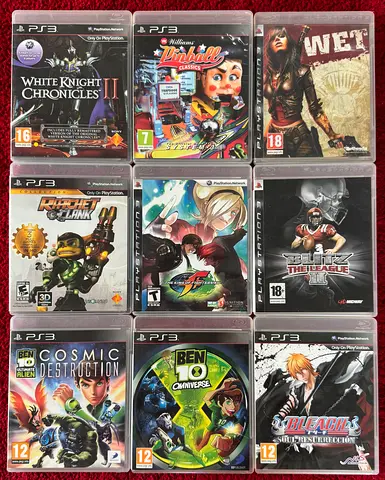 Ps3 games 120 dhs