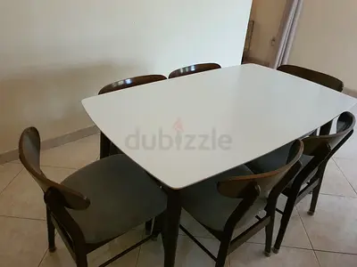 Stylish Dining Table with Chairs Set