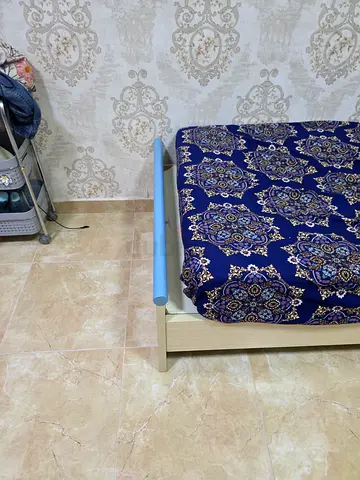Stylish Single wooden Bed with one mattress