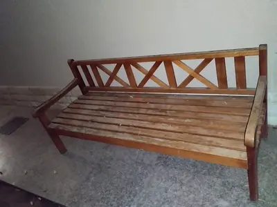 Outdoor Bench (Meranti Wood)