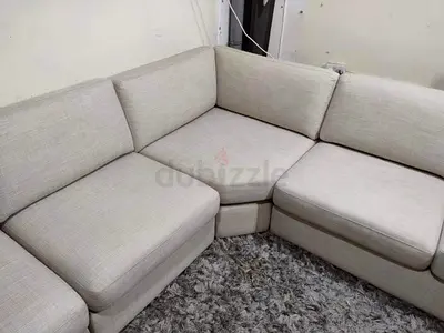 Excellent Condition Home _ Center eterno Corner Sofa Beige