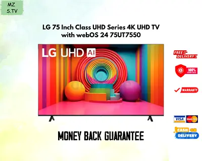 LG 75 Inch Class UHD 4K TV with webOS - Stunning Visuals!