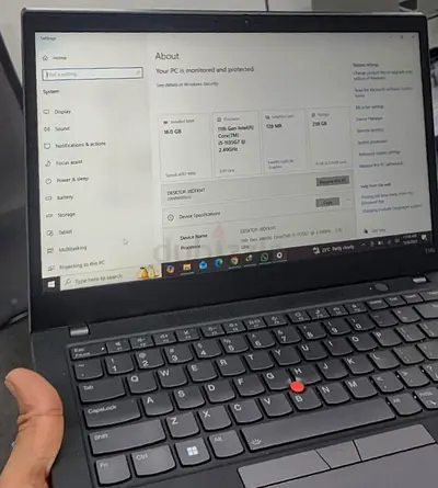 Lenovo t14s gen 2 i5/11th 16/256