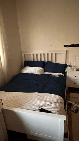 White bed