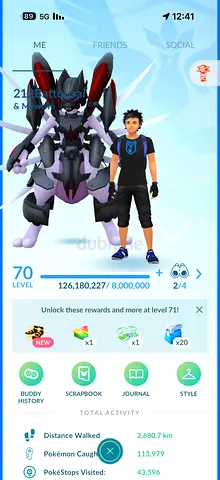 Pokémon GO Account Level 70 | 600+ Shinies | Perfect Legendaries