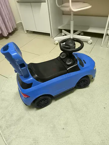 Blue Ride-On Toy Car for Toddlers