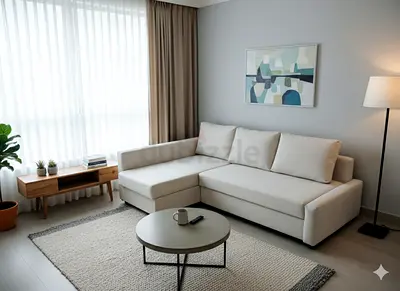 Modern L-Shaped Sofa with storage