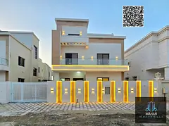 A luxurious villa for sale in Al Yasmeen – Ajman, located in one of the most prestigious and highl
