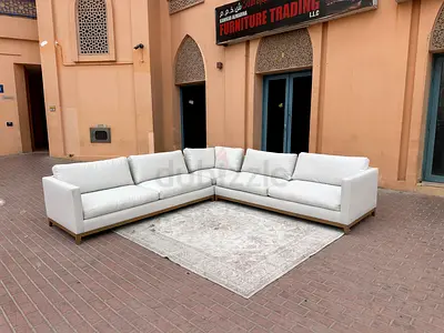 Cratebarrel corner sofa