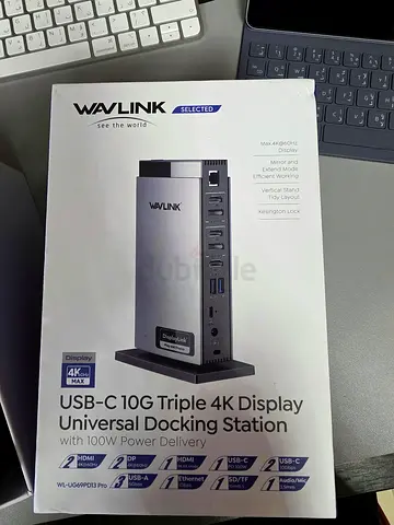 Wavlink USB-C Triple 4K Docking Station - displaylink