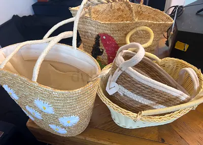 Handcrafted Decorative Baskets Set
