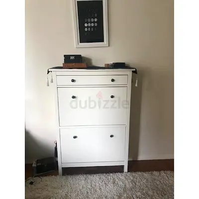 Stylish White Storage Cabinet