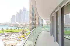 Burj and Fountain View | Balcony | Low Floor