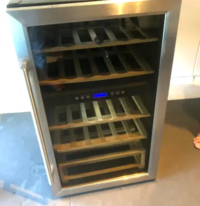 Hoover wine fridge beverage dual zone cooler
